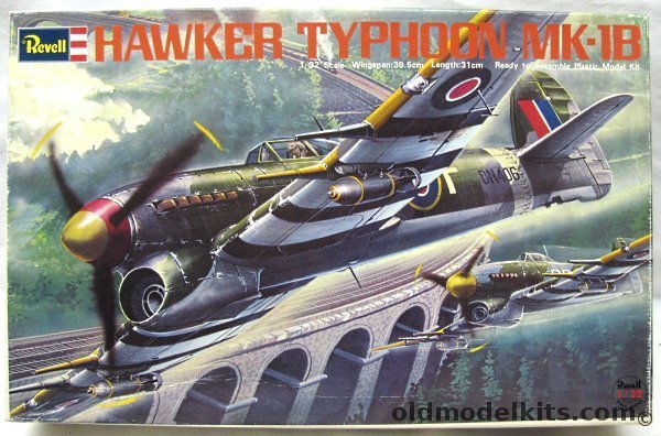 Revell 1/32 Hawker Typhoon Mk-1B - Japan Issue, H266 plastic model kit